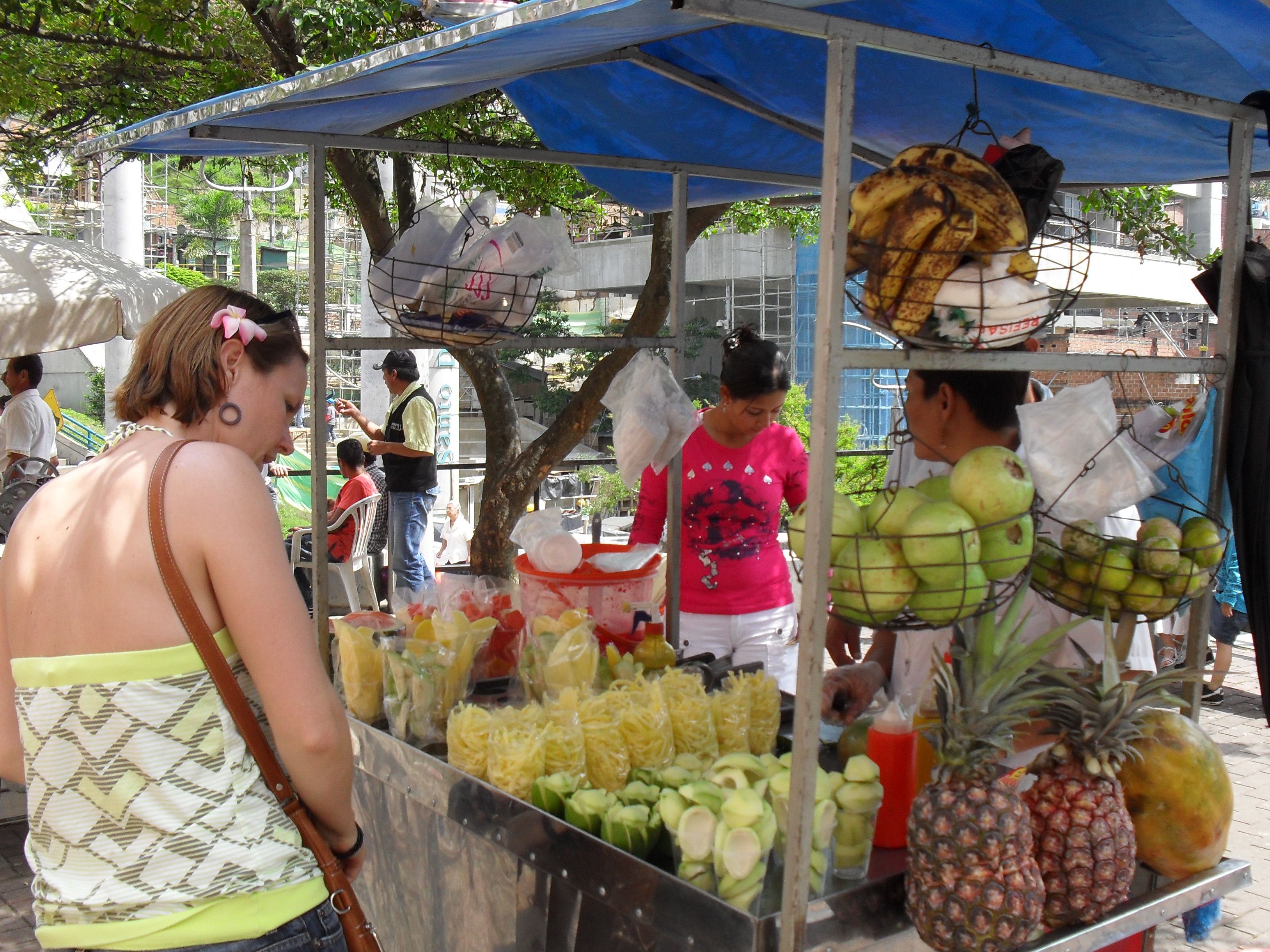 Kolumbien mit Kinder - Kolumbien for family - Obstmarkt
