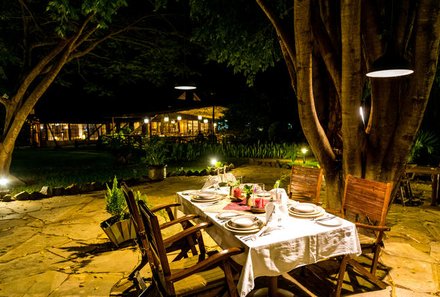 Tansania Familienreise - Tansania Family & Teens - Arumeru River Lodge - Privates Abendessen