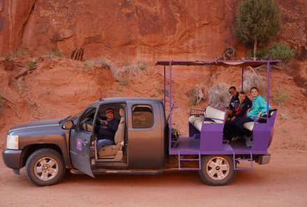 Kalifornien mit Kindern - Kalifornien Urlaub mit Kindern - Jeepfahrt im Monument Valley