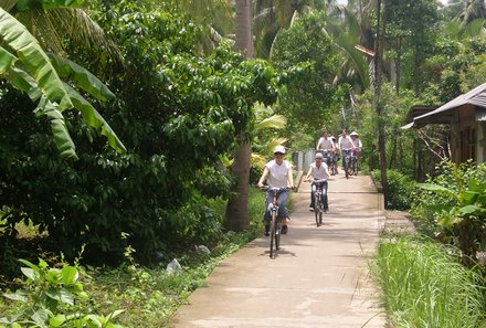 Vietnam mit Kindern - Reisebericht Vietnam Reise mit Kindern - Mekong Delta Radtour