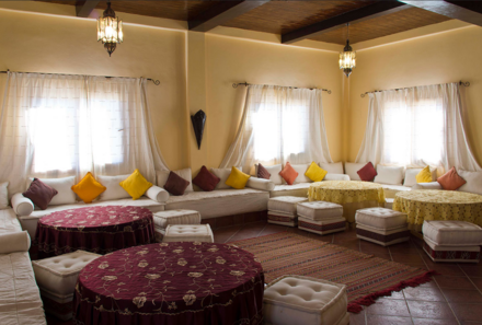 Marokko for family - Familienreise Marokko - Auberge Kasbah - Sitzbereich