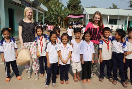 Vietnam mit Kindern - Reisebericht Vietnam Reise mit Kindern - Schulbesuch
