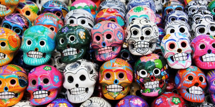 Mexiko mit Kindern - Der Tag der Toten - Traditionen in Mexiko - Totenköpfe