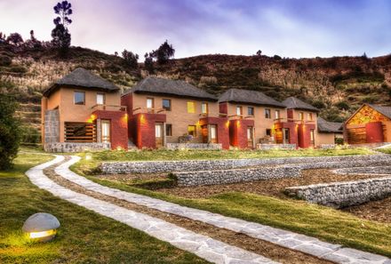 Peru Familienreise - Peru Teens on Tour - Colca Lodge & Spa - Außenbereich