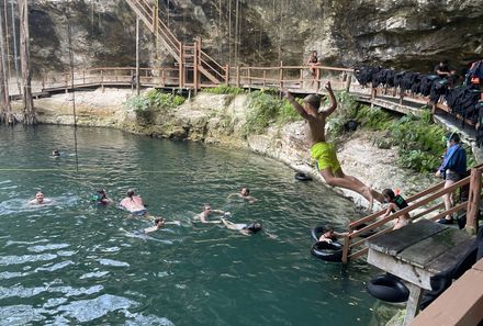 Mexiko Familienreise - Mexiko for young family individuell - Cenote Xanche