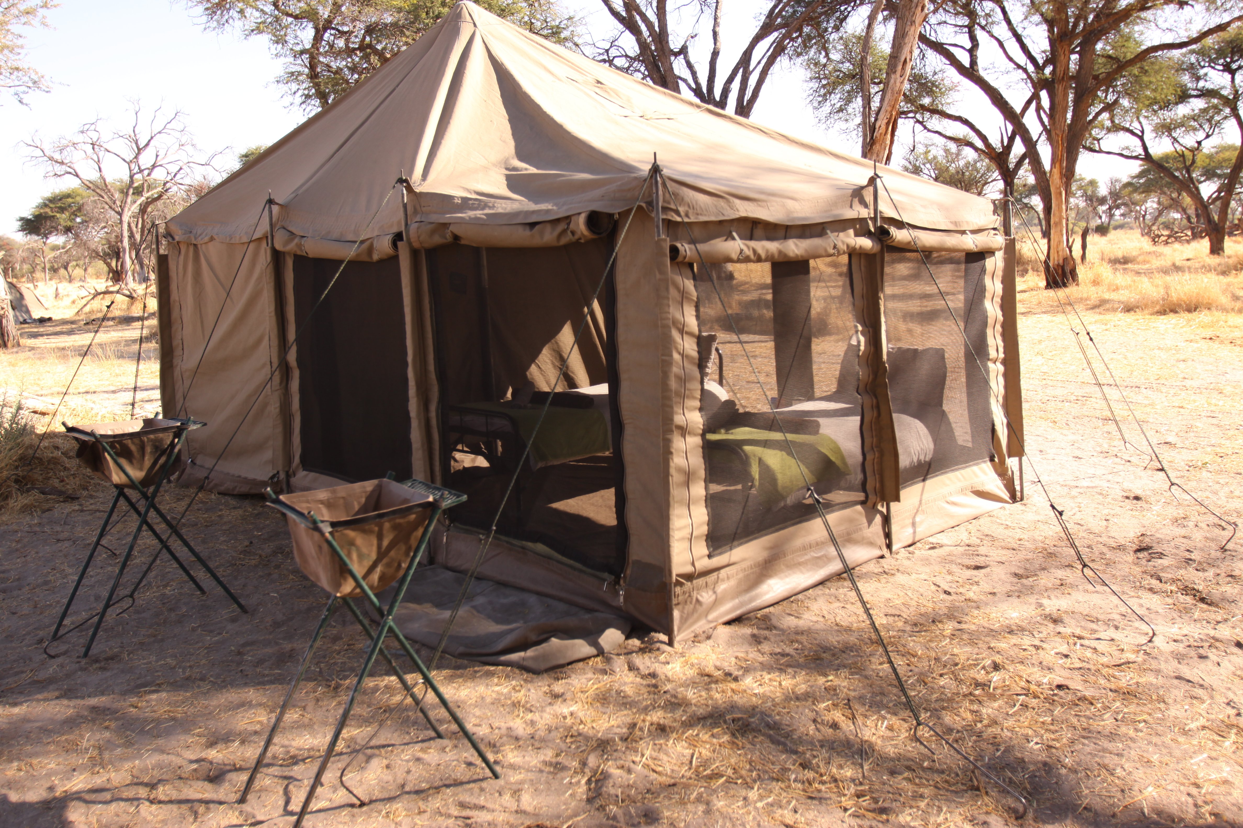Botswana mit Jugendlichen - Botswana Reise mit Jugendlichen Erfahrungen - Zelt
