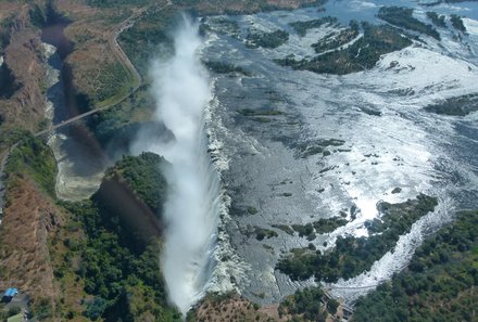 Namibia & Botswana mit Jugendlichen - Namibia & Botswana Family & Teens - Blick auf die Victoria Falls