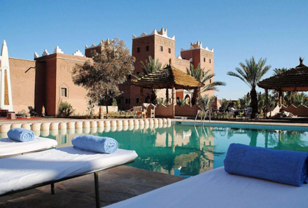 Marokko for family - Familienreise Marokko - Sbai Palace Mhamid - Pool