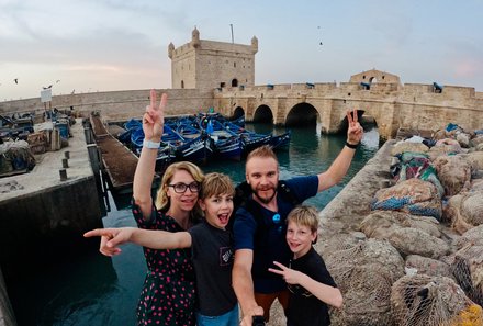 Marokko Summer - Family & Teens - Familie am Hafen - Essaouira