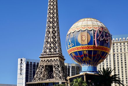USA Südwesten mit Kindern - USA for family individuell - Kalifornien, Nationalparks & Las Vegas - Las Vegas Pariser Eiffelturm Nachbau