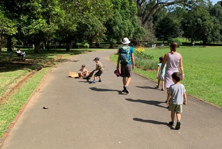 Sri Lanka for family individuell - Sri Lanka Individualreise mit Kindern - Spaziergang im botanischen Garten