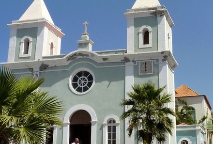 Kapverden mit Kindern - Familienurlaub Kapverden - Fogo Sao Filipe Kirche