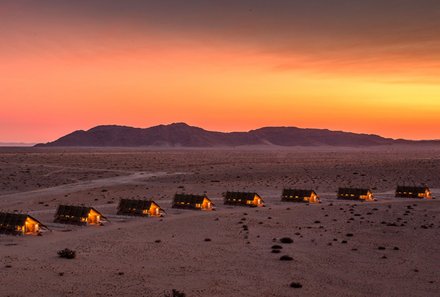 Namibia mit Kindern - Namibia for family - Desert Quiver Camp Panorama