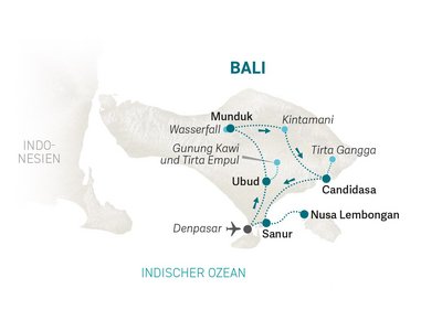Bali Familienreise - Bali for family - Reiseroute Bali 2024