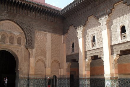 Marokko mit Kindern - Reisetipps zur Marokko Familienreise - Alte Uni Marrakesch