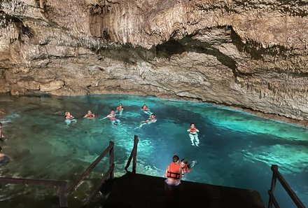 Mexiko Familienreise - Mexiko for young family individuell - Cenote Zhul-ha - Hacienda Sotuta de Peon