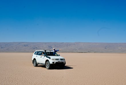Familienreise Marokko - Marokko for family - Mit dem Jeep auf dem Iriki-See