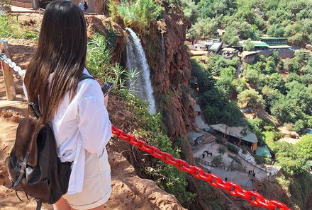 Familienurlaub Marokko - Marokko for family Summer - Wasserfälle Ouzoud Louisa