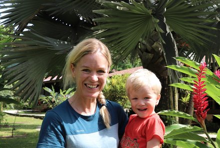 Costa Rica Familienreise mit Kindern - Costa Rica for family individuell - Mutter mit Kleinkind