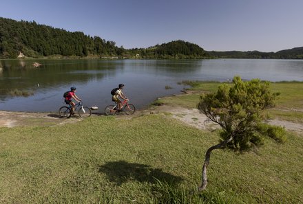 Azoren Familienreise - Azoren for family - Mountainbike Tour nach Furnas