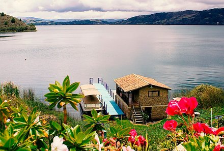 Kolumbien Familienreise - Kolumbien Family & Teens individuell - Laguna de Tota - Hotel Refugio Pozo Azu - Blick auf den See